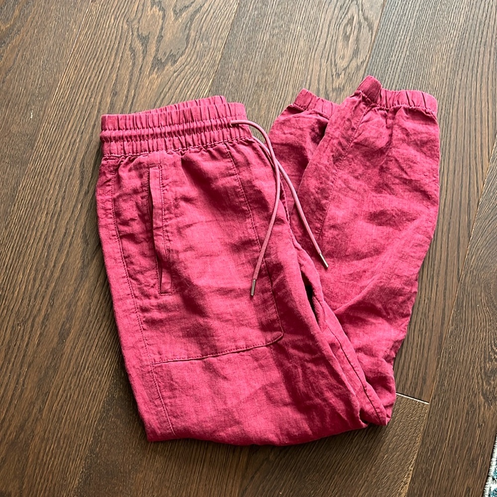 Athleta linen jogger